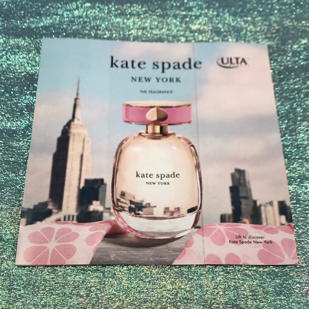 🆓 FREE W BUNDLE Kate Spade New York & New York Sparkle Double-Sided Sample Card